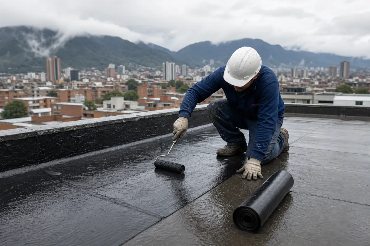 Arreglo de techos: soluciones para goteras y filtraciones en Bogotá