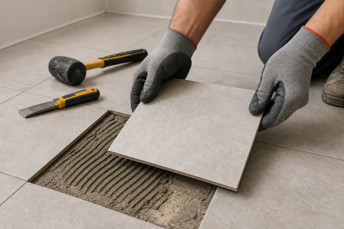 Cambio de baldosas dañadas: guía completa para reparar y reemplazar