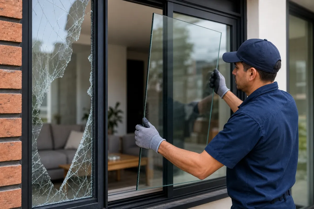 Cambio de vidrio roto en ventanas y puertas: guía completa en Bogotá
