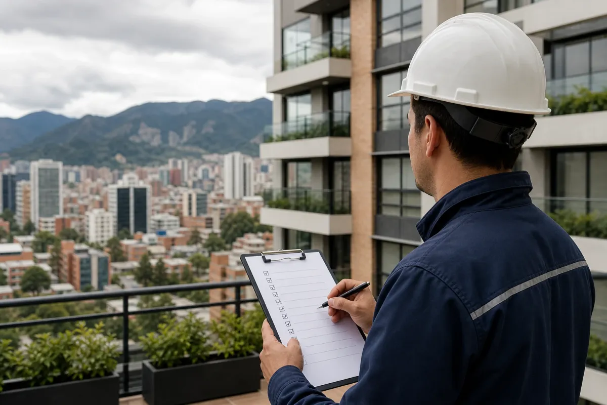 Checklist de mantenimiento locativo para propietarios de edificios en Bogotá