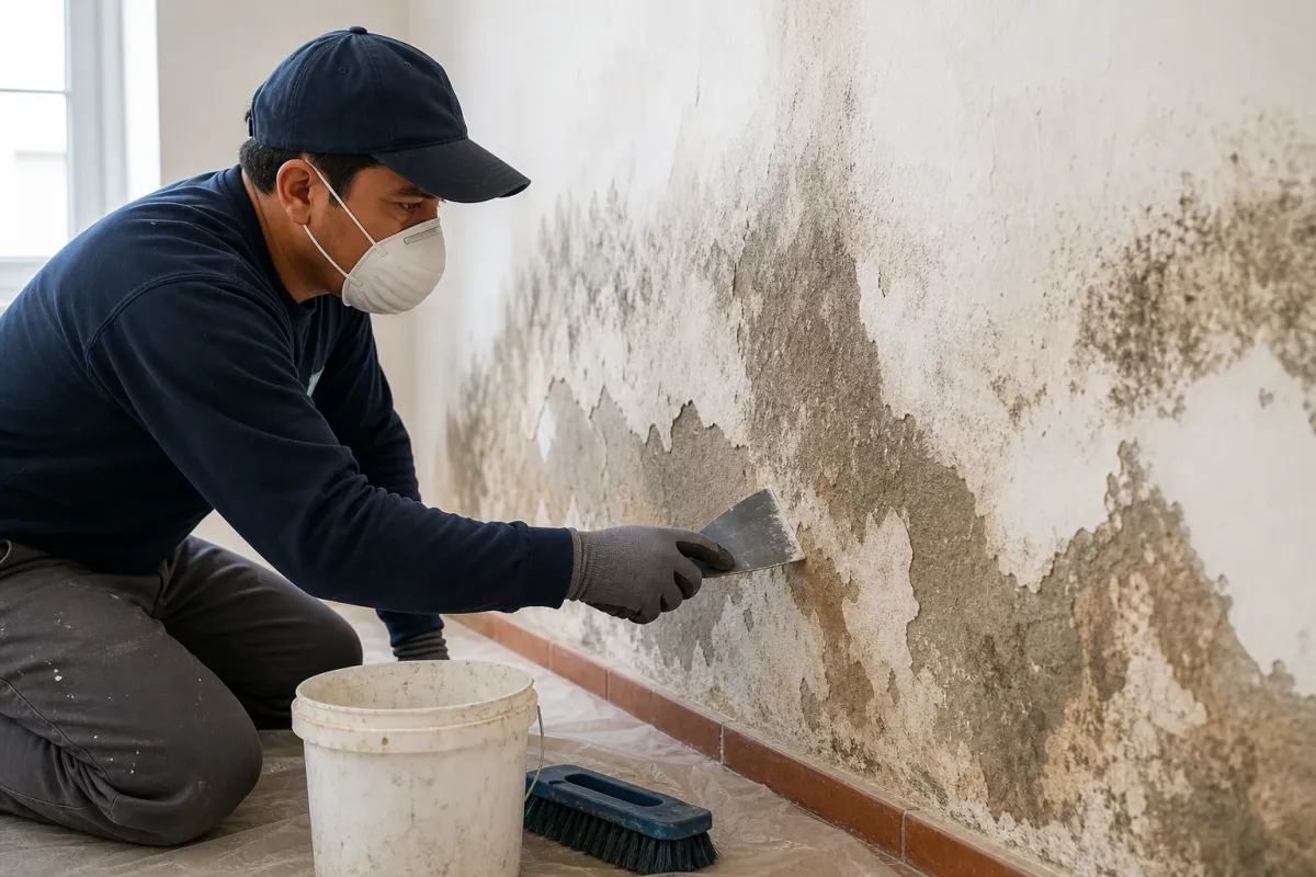 Cómo quitar la humedad de una pared antes de pintar en Bogotá