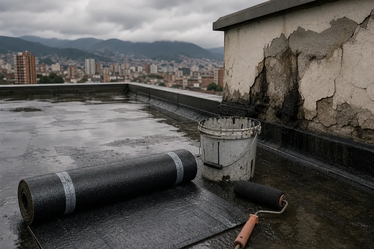 Errores comunes al elegir materiales para la impermeabilización de techos en Bogotá