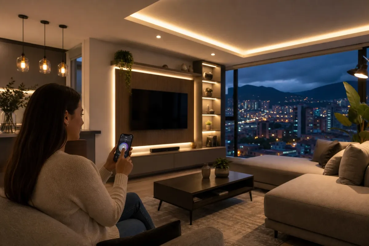 Guía para elegir el mejor sistema de iluminación inteligente para hogares en Bogotá