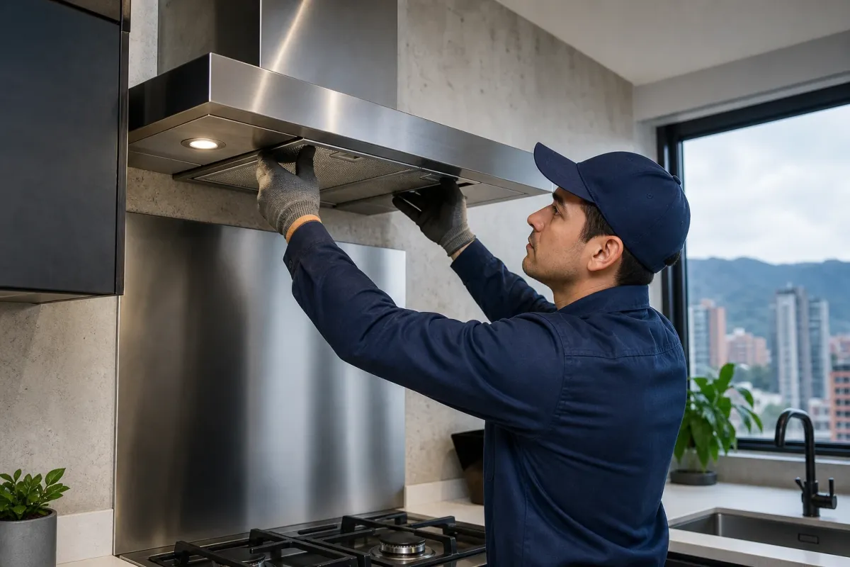 Instalación de campanas extractoras en Bogotá: guía completa y profesional