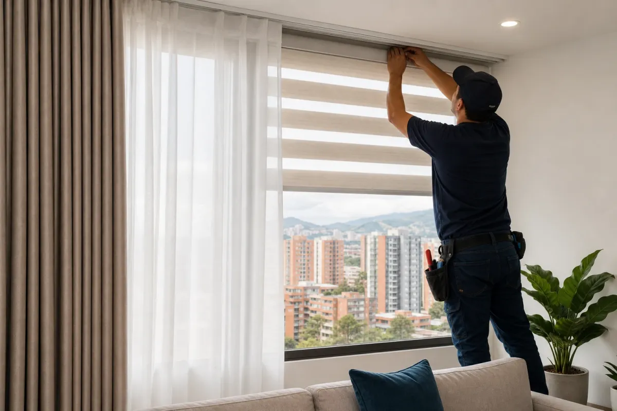 Instalación de cortinas y persianas en Bogotá: guía completa