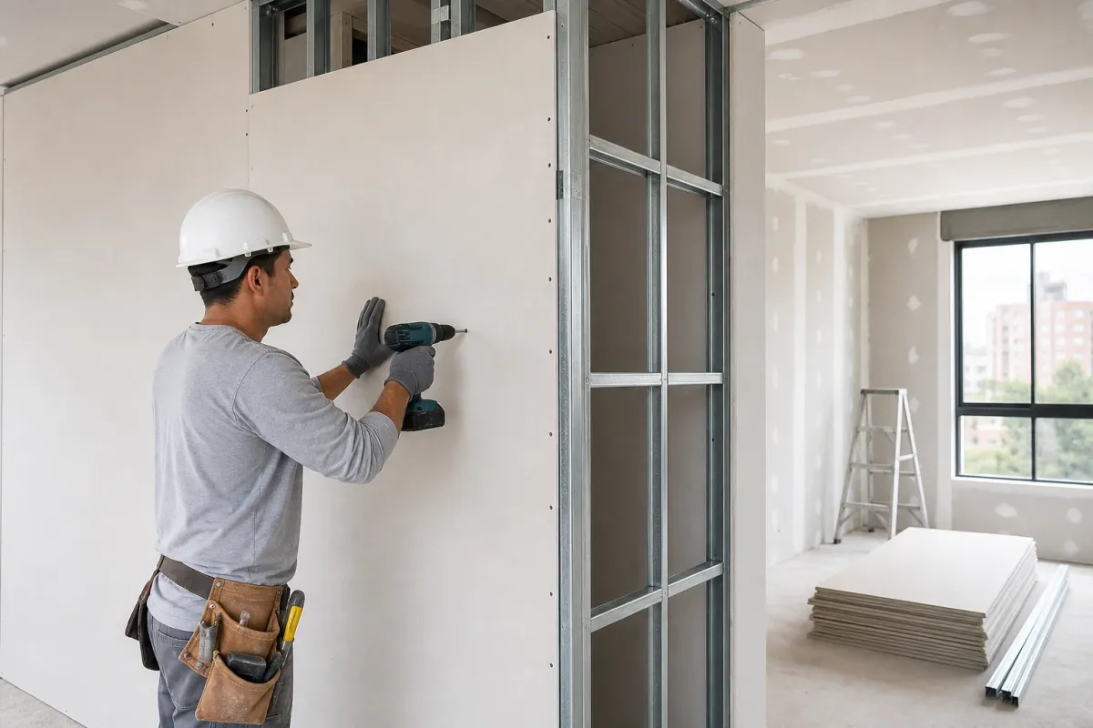 Instalación de drywall en Bogotá: Todo lo que debes saber