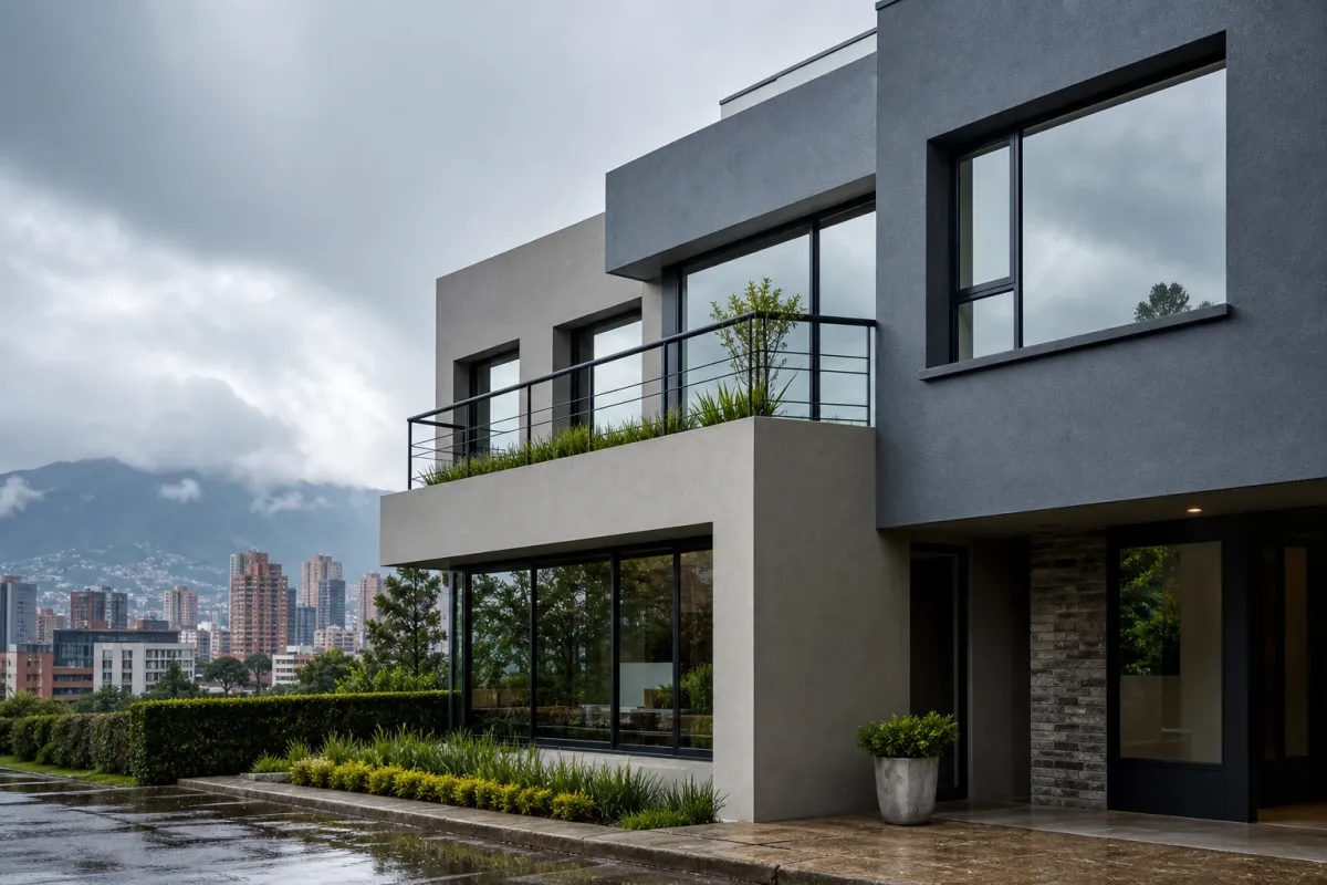 Pintura exterior en Bogotá resistente al clima: guía completa