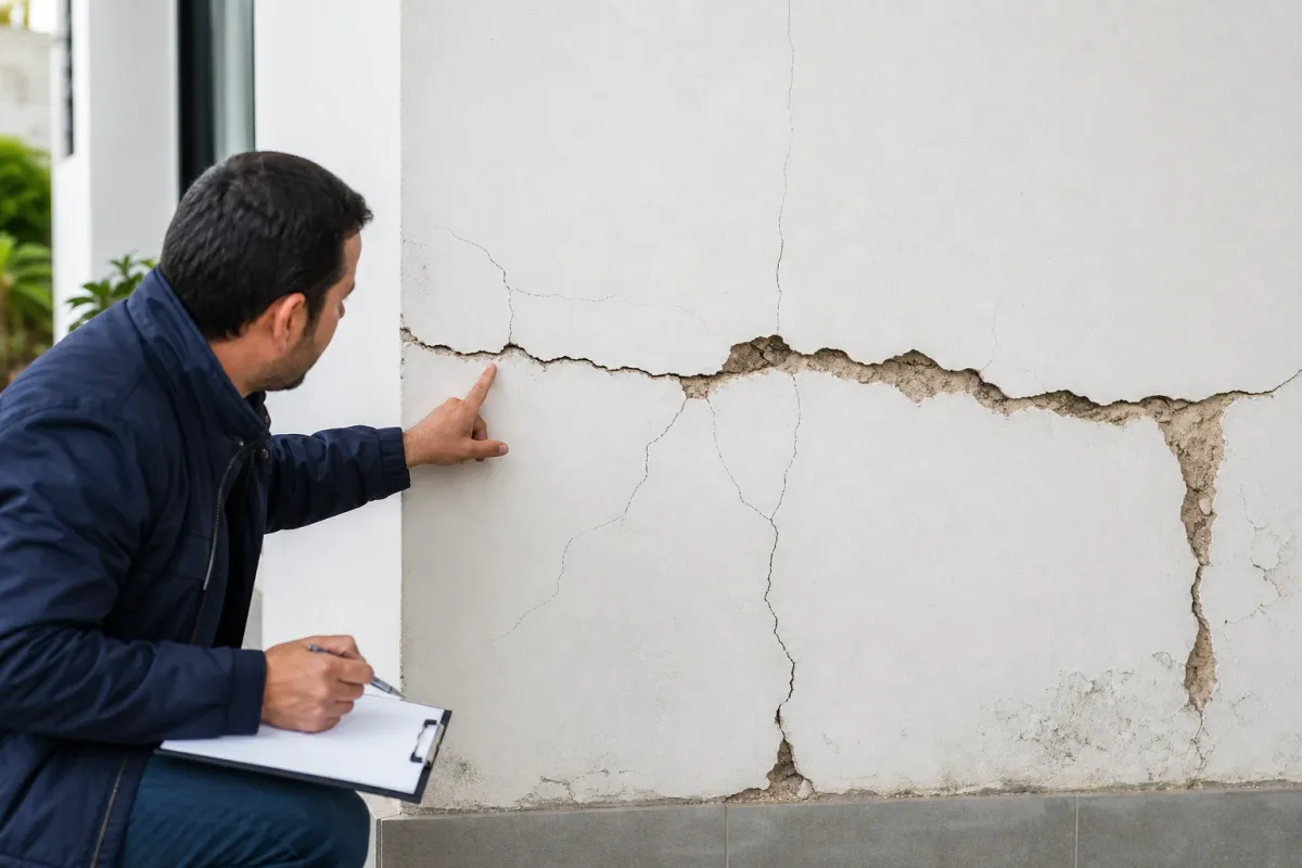 Por qué aparecen grietas en las paredes y qué significan