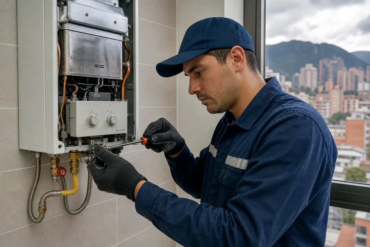 Reparación de calentadores a gas en Bogotá: servicio profesional y urgente