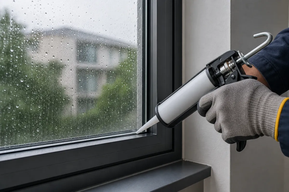 Sellado de ventanas contra filtraciones de agua y aire: soluciones eficaces