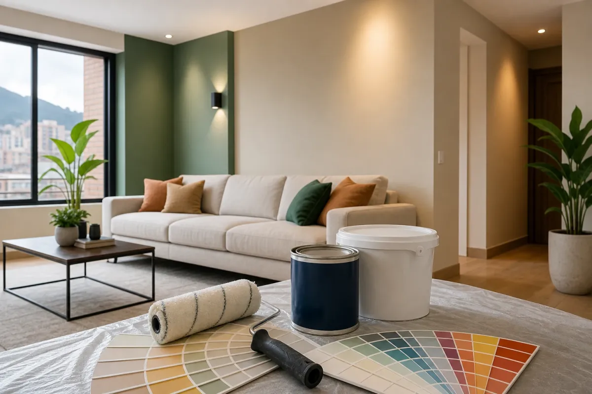 Tipos de pintura para interiores en Bogotá: guía completa para elegir